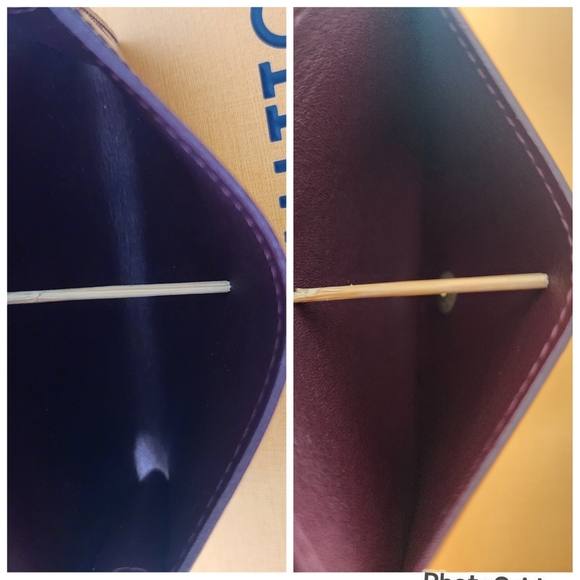 Auth Louis Vuitton Vernis Amarante Envelope Card Case - Picture 7 of 8